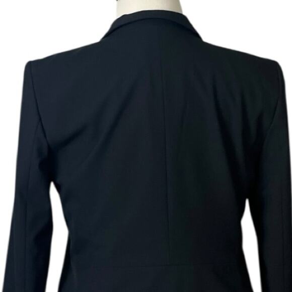 Ann Taylor Black Blazer Slim Notch Lapel 2 Button Pockets Women’s Plus Size 14 - Picture 9 of 13